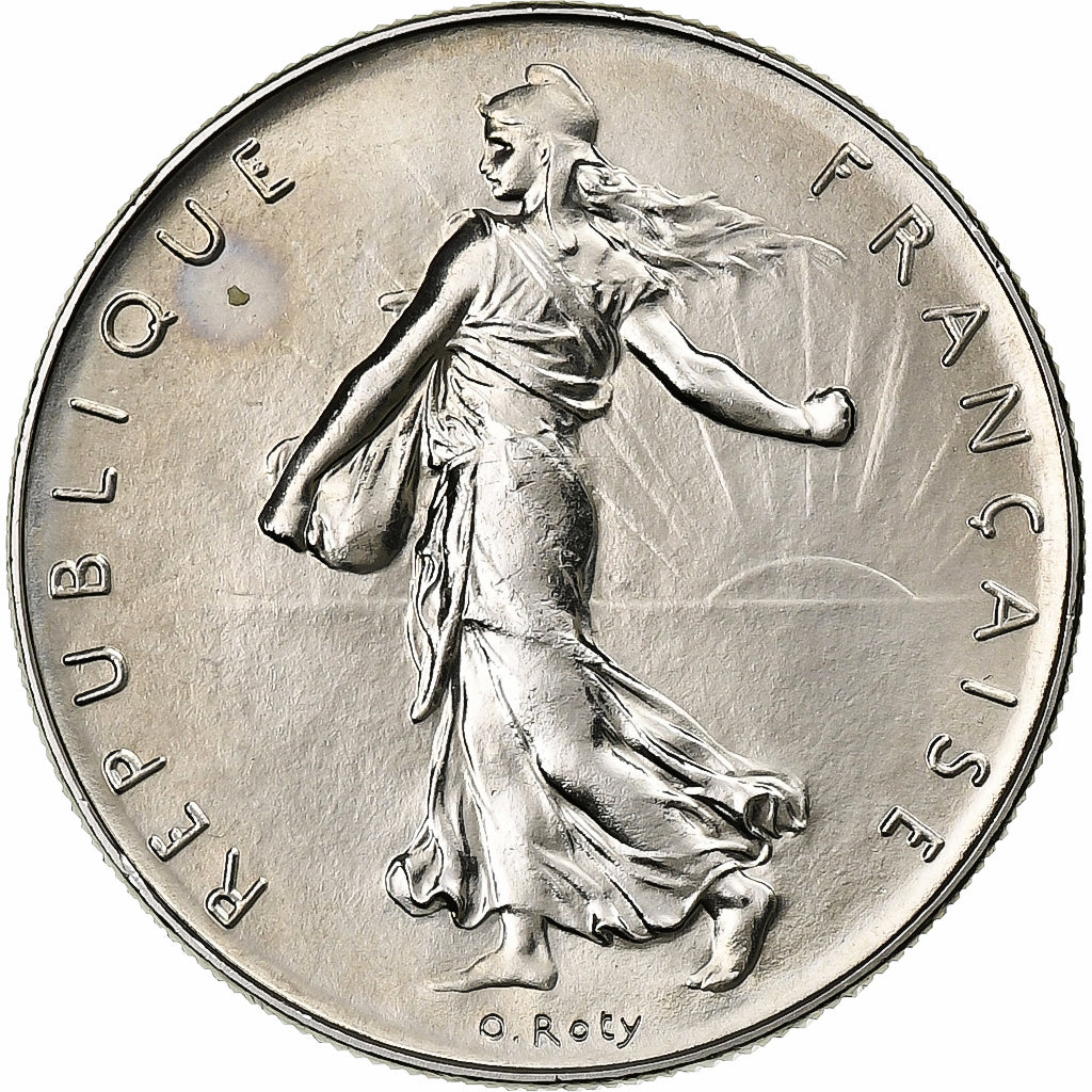Francia, Franc, Semeuse, 1974, Monnaie de Paris, série FDC, Níquel, FDC