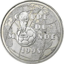 France, Franc, World Cup France 1998, 1997, Monnaie de Paris, Silver, AU(55-58)
