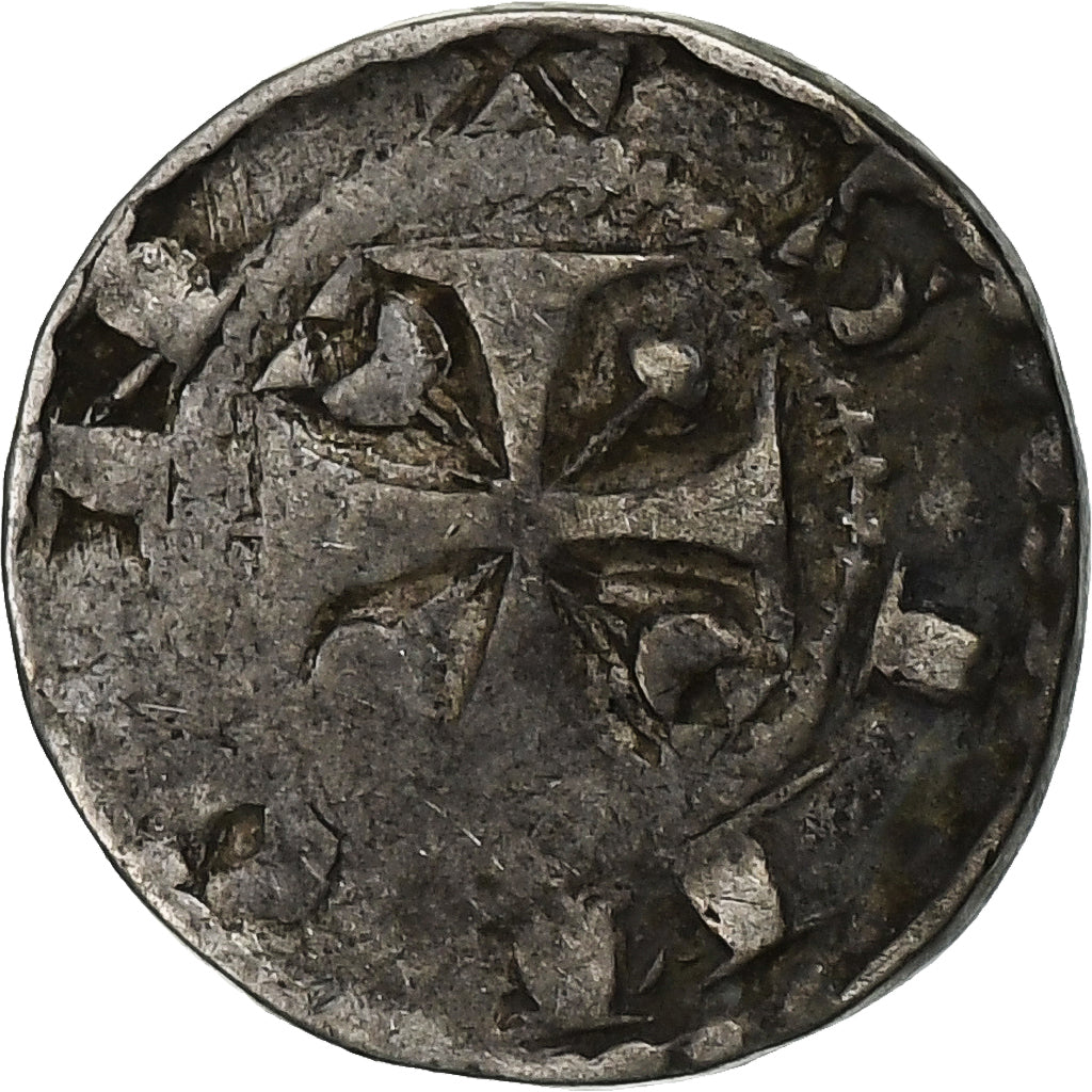 Comté de Flandre, Philippe Ier d’Alsace, Maille, 1168-1191, Arras, Simon moneyer