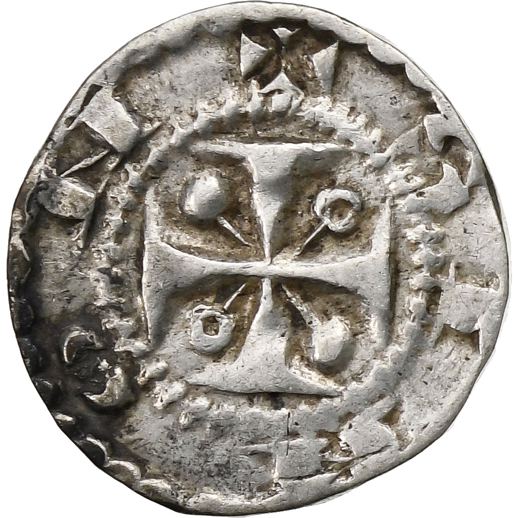 Comté de Flandre, Maille, 1168-1191, Arras, Simon moneyer, Argent, TTB+