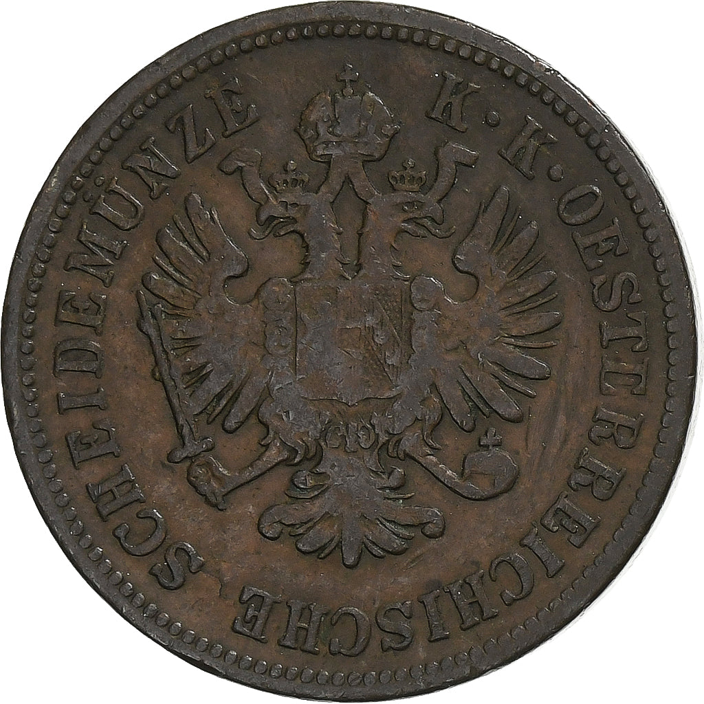Austria, Franz Joseph I, 4 Kreuzer, 1861, Kremnica, Copper, EF(40-45), KM:2194