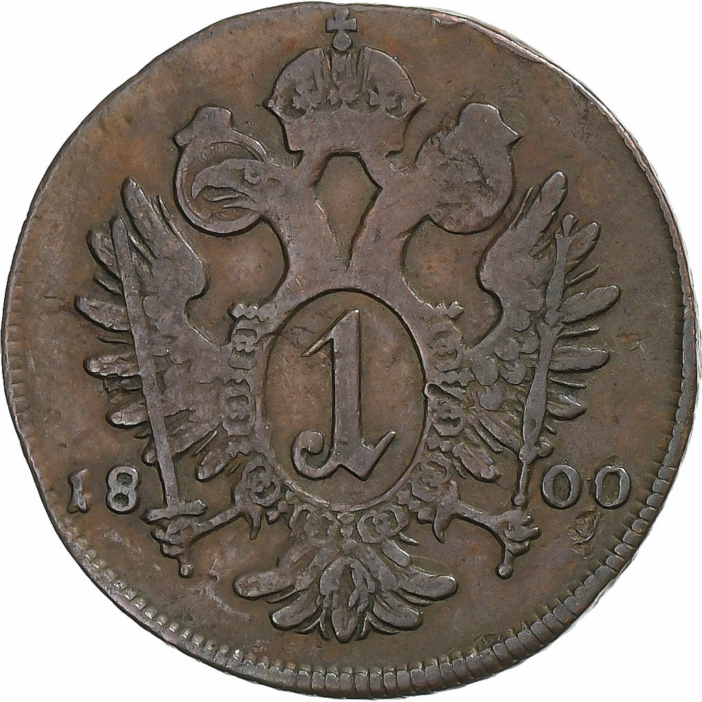 Austria, Franz II, Kreuzer, 1800, Vienna, Miedź, VF(30-35), KM:2111