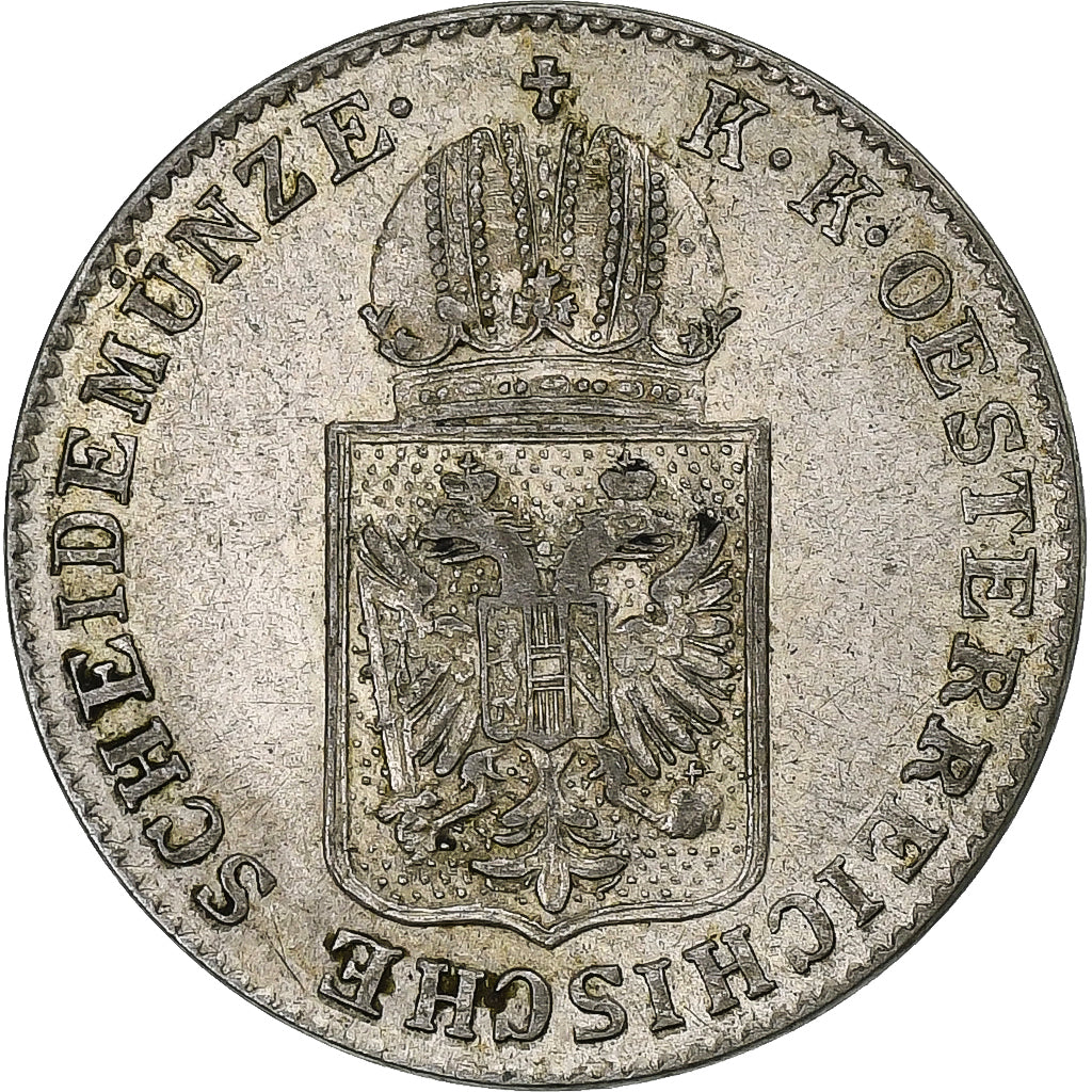Austria, Ferdinand I, 6 Kreuzer, 1848, Vienna, Billon, AU(50-53), KM:2199