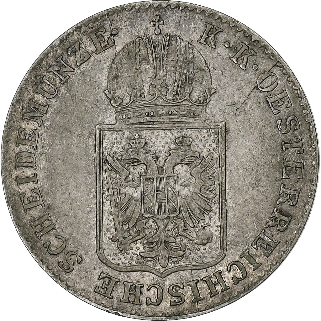 Oostenrijk, Ferdinand I, 6 Kreuzer, 1849, Vienna, Billon, ZF, KM:2199