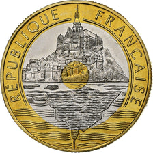 France, 20 Francs, Mont Saint-Michel, 1992, Monnaie de Paris, Pattern, Open V