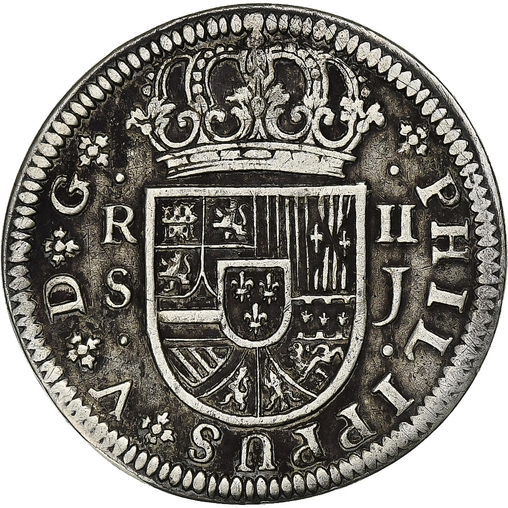 Espagne, Philippe IV, 2 Reales, 1721, Séville, Argent, TTB+, KM:307