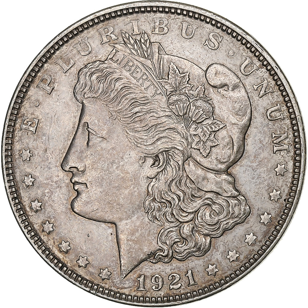 Vereinigte Staaten, Dollar, Morgan, 1921, Denver, Silber, VZ, KM:110