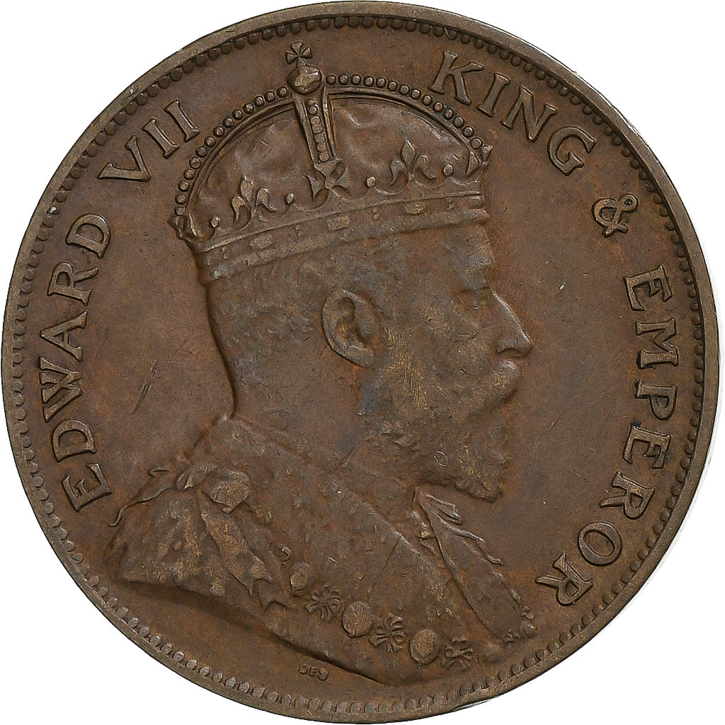 Jersey, Edward VII, 1/24 Shilling, 1909, London, Bronze, EF(40-45), KM:9