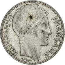 France, 10 Francs, Turin, 1934, Paris, Silver, VF(30-35), Gadoury:801, KM:878