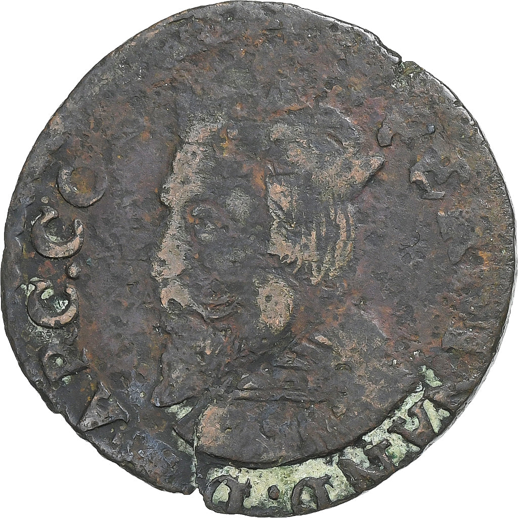 Prince-Bishopric of Liège, Jean de Bavière, Liard, 1610-1612, Liege, Copper