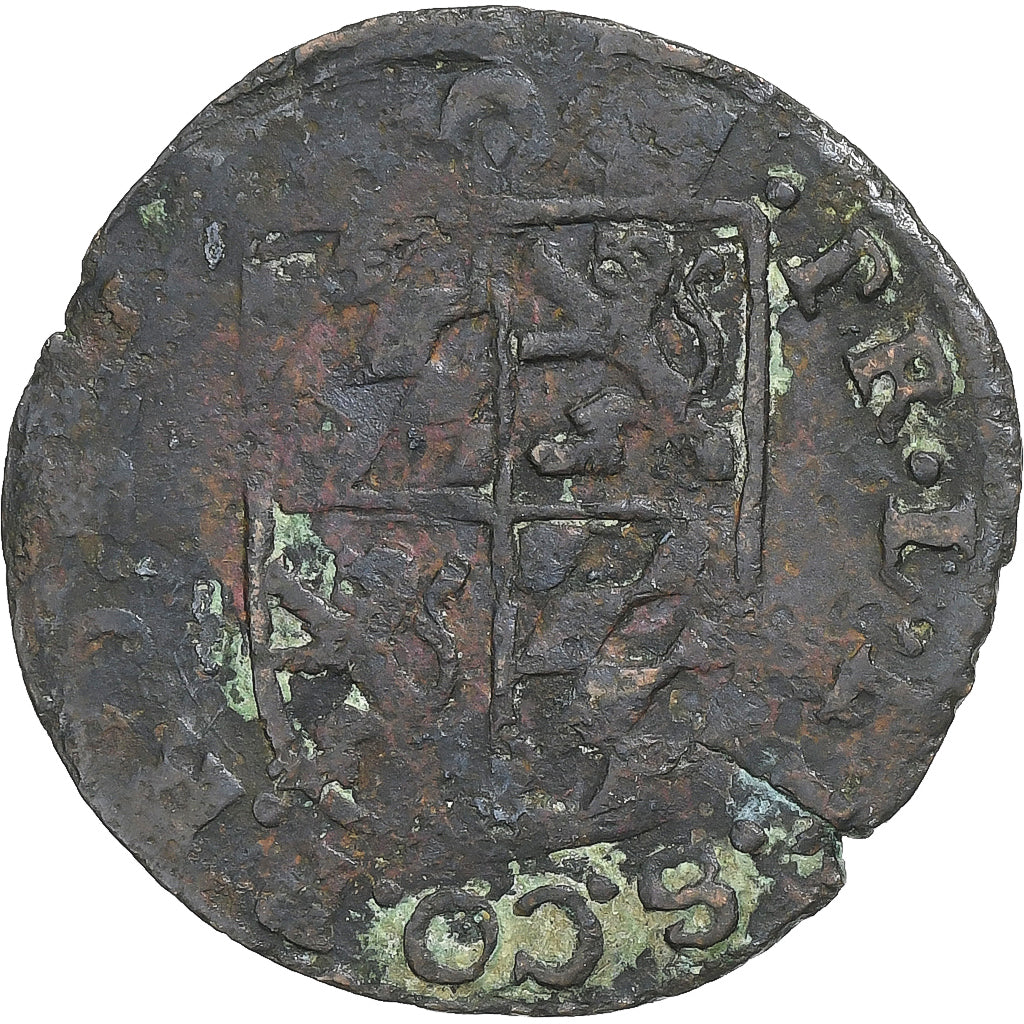 Prince-Bishopric of Liège, Jean de Bavière, Liard, 1610-1612, Liege, Copper