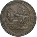 France, Monneron de 5 Sols, 1792, Bronze, VF(30-35)