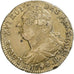 Francia, Louis XVI, 2 sols François, 1792 / AN 4, Orléans, Rame, BB