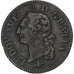 Francia, Louis XVI, Sol, 1791, Lyon, Cobre, MBC, Gadoury:356
