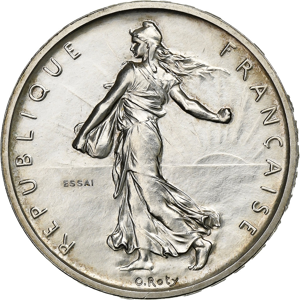 France, 5 Francs, Semeuse, 1959, Grand 5, Monnaie de Paris, Pattern, Argent, SPL