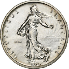 France, 5 Francs, Semeuse, 1959, Grand 5, Monnaie de Paris, Pattern, Argent, SPL