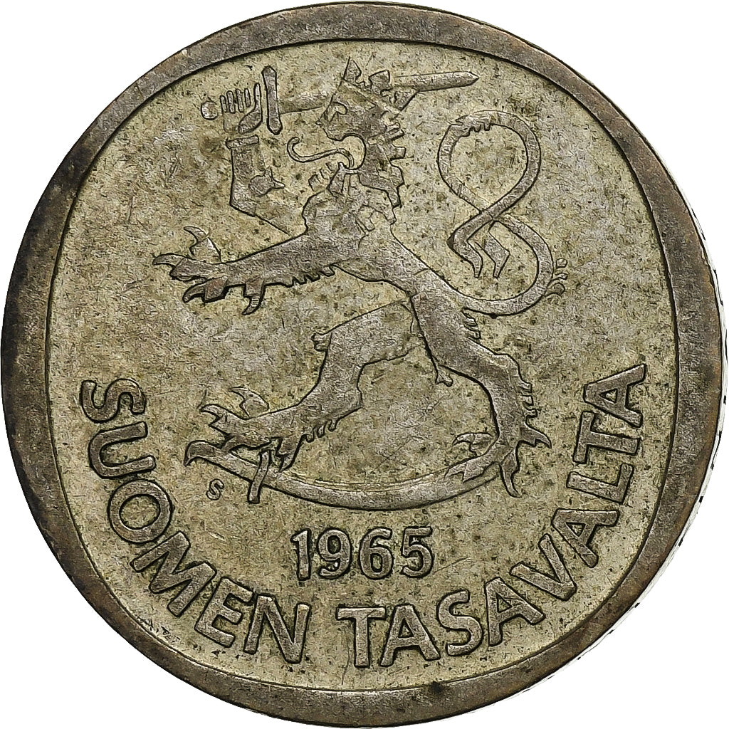 Finlande, Markka, 1965, Helsinki, Billon, TTB+, KM:49