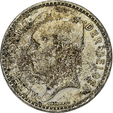 Belgium, Albert I, 20 Frank, 1934, Brussels, Tranche B, Silver, VF(20-25)