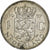 Países Bajos, Juliana, Gulden, 1957, Utrecht, Plata, MBC+, KM:184