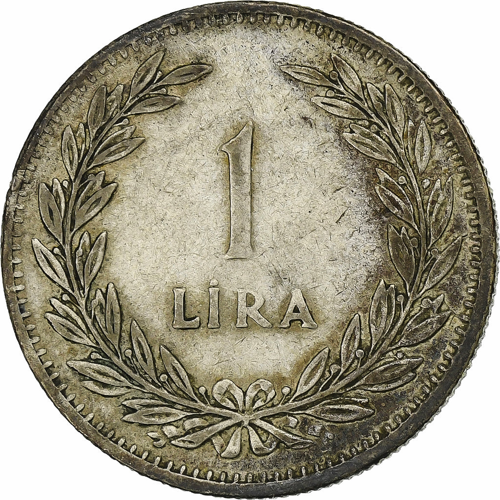 Türkei, Lira, 1948, Silber, SS, KM:883