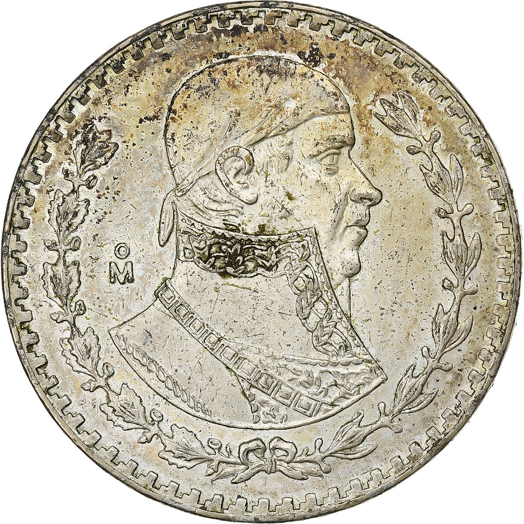 Messico, Peso, 1962, Mexico City, Biglione, BB+, KM:459