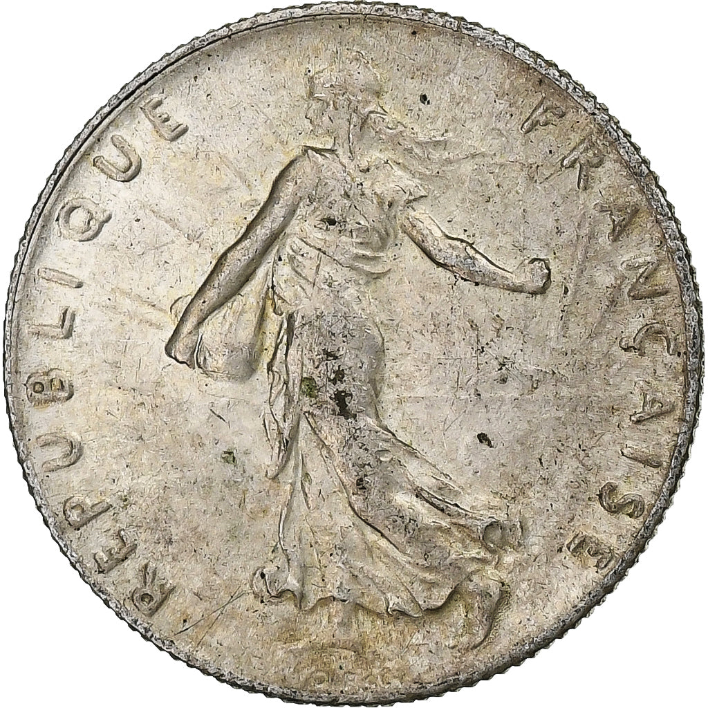 Frankreich, 50 Centimes, Semeuse, 1920, Paris, Silber, SS+, Gadoury:420, KM:854
