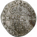 France, Louis XIII, Quinzain (Douzain contremarqué), 1596, Grenoble, Billon