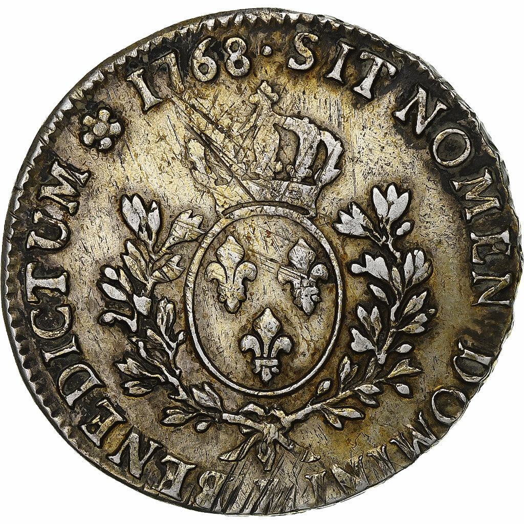 France, Louis XV, Écu au bandeau, 1768, Bayonne, Silver, VF(30-35), Gadoury:322