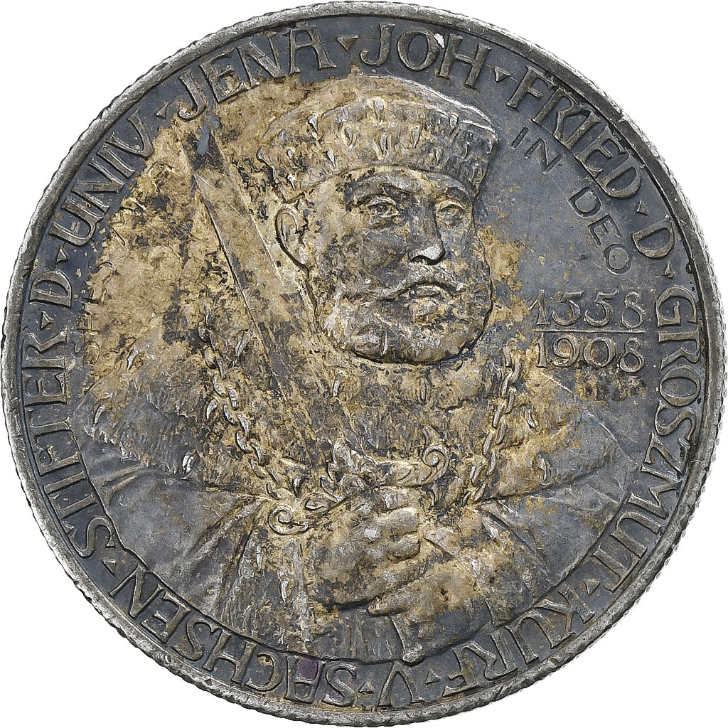 Duchy of Saxe-Weimar-Eisenach, Wilhelm Ernst, 2 Mark, Jena University, 1908