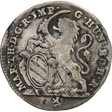 Austrian Netherlands, Maria Theresa, Escalin, 1753, Bruges, Silver, VF(30-35)
