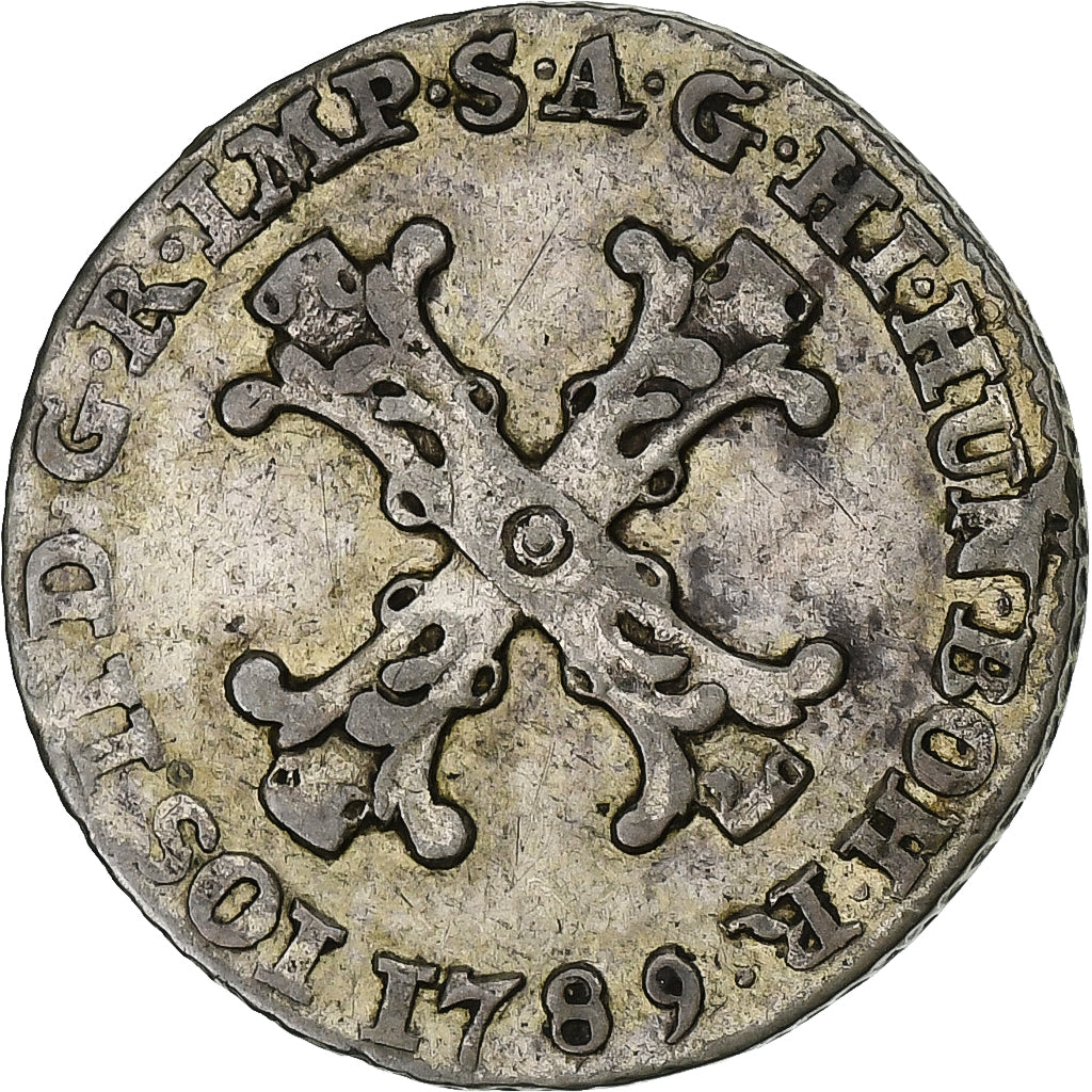 Austrian Netherlands, Joseph II, 10 Liards, 1789, Brussels, Billon, EF(40-45)