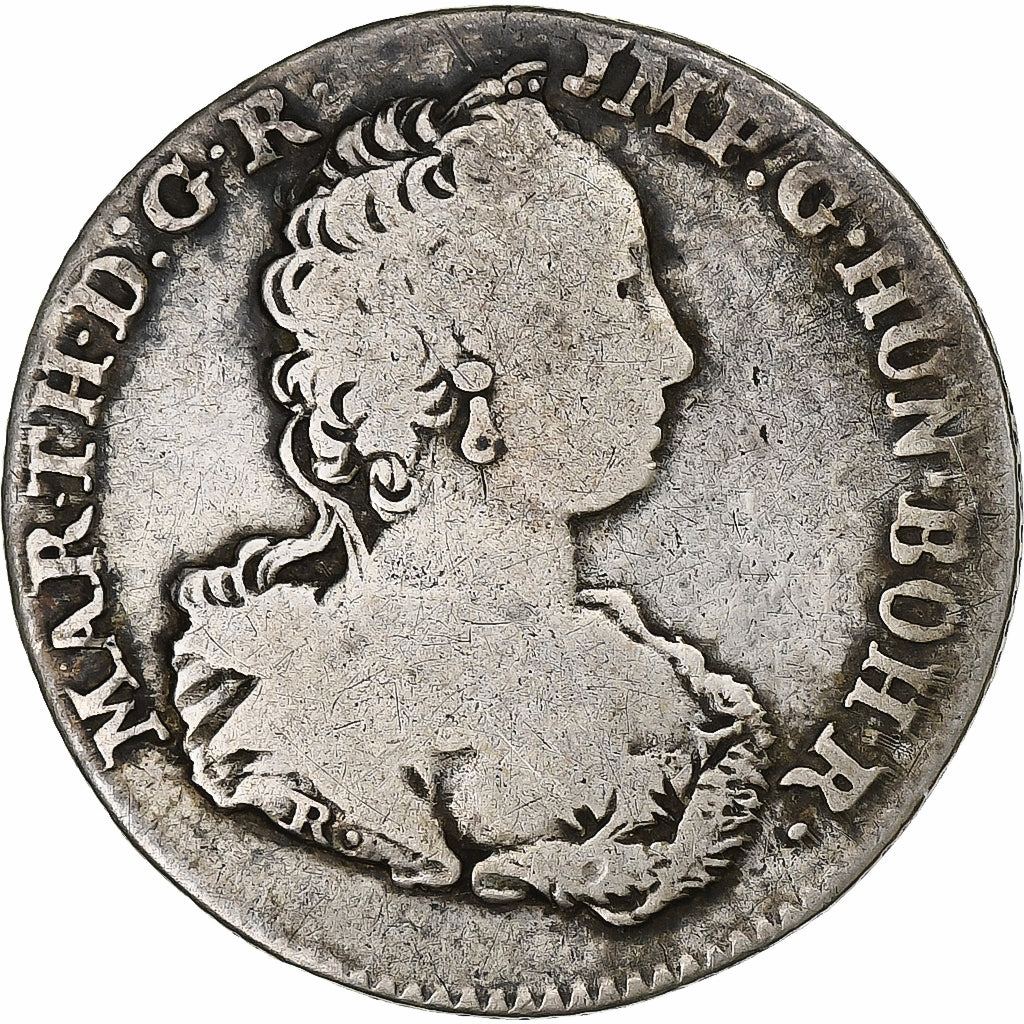 Austrian Netherlands, Maria Theresa, 1/8 Ducaton, 1751, Antwerp, Silver