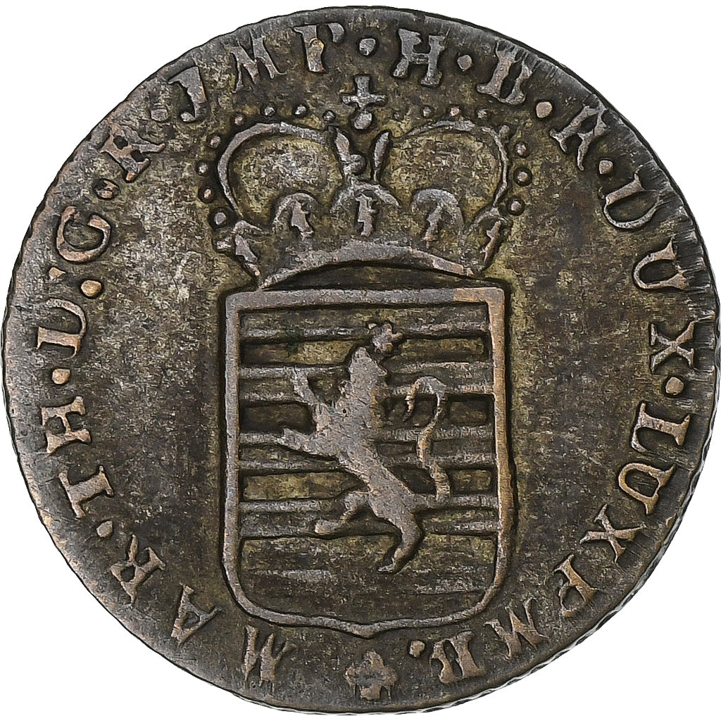 Luxembourg, Maria Theresa, Sol, 1775, Brussels, Billon, EF(40-45), KM:6