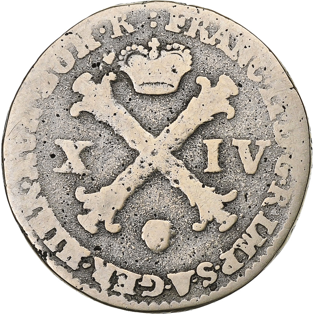 Austrian Netherlands, François II, 14 Liards, 1794, Brussels, Silver