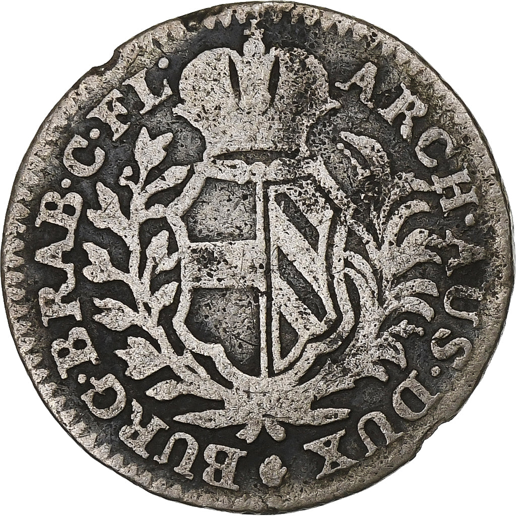 Austrian Netherlands, Maria Theresa, 10 Liards, 1751, Antwerp, Billon