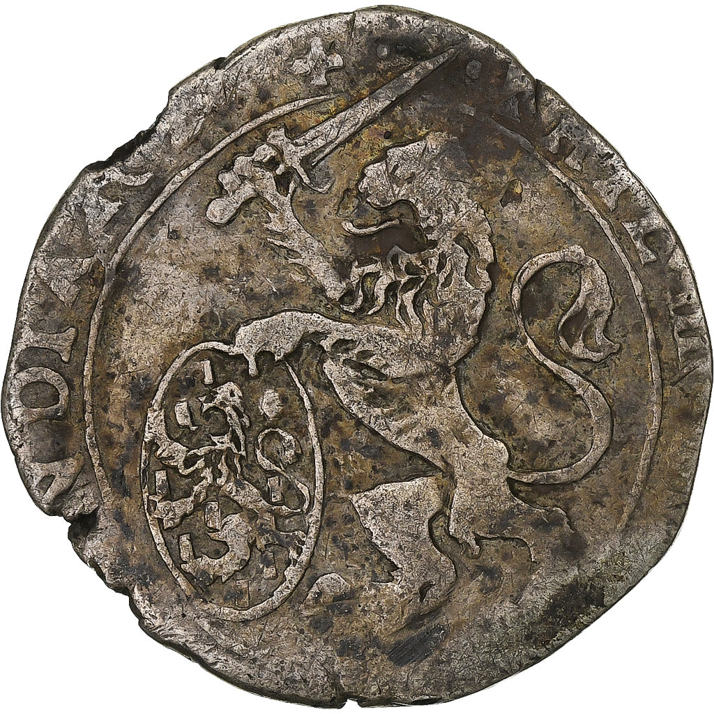 County of Burgundy, Philip IV, Escalin, 1622, Dole, Silver, VF(30-35)