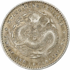 China, Kwangtung province, Guangxu, 1 mace 4,4 candareens, 1890-1908, Silver