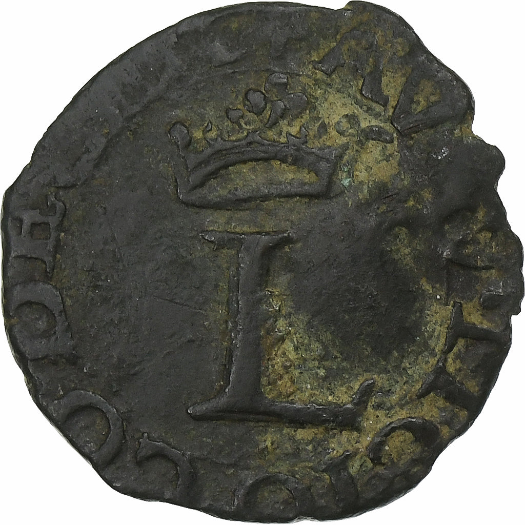 Itália, Agostino Tizzone, Liard à l'L, 1581, Desana, Lingote, EF(40-45)