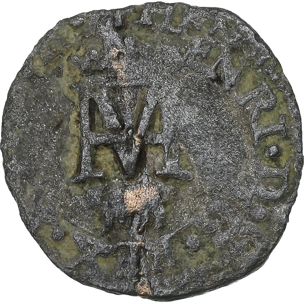 Kingdom of Navarre, Henri III, Liard, 1581-1587, Saint-Palais, Bilon, VF(30-35)