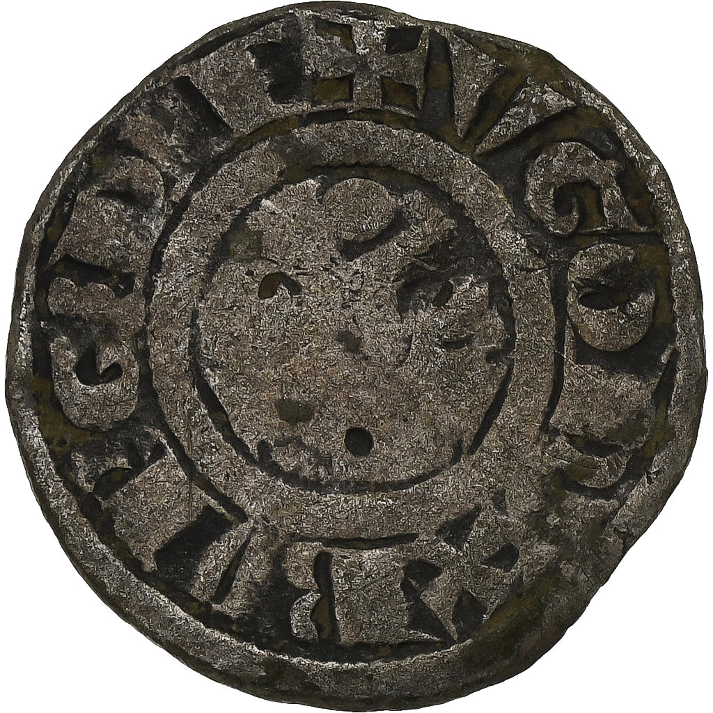 Duché de Bourgogne, Hugues III, Denier, 1162-1192, Dijon, Billon, TB