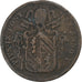 Papal States, Pius IX, Baiocco, 1850, Bologna, Cobre, VF(30-35), KM:1345