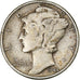 Vereinigte Staaten, Dime, Mercury, 1944, Philadelphia, Silber, SS, KM:140