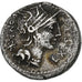 Sergia, Denarius, 116-115 BC, Rome, Silver, VF(30-35), Crawford:286/1
