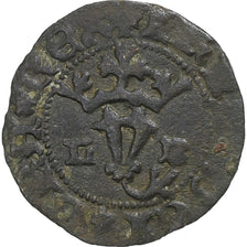 Portugal, João I, 1/2 Real branco, 1415-1433, Lisbon, Billon, VF(30-35)