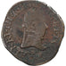Francia, Henri III, Double Tournois, 1584, Tours, Rame, MB, Gadoury:455