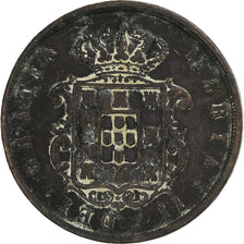 Portugal, Maria II, 20 Reis, 1853, Lisbon, Copper, VF(20-25), KM:482