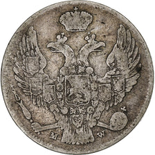 Poland, Nicholas I, 30 Kopecks / 2 Złote, 1838, Warsaw, Silver, VF(20-25)