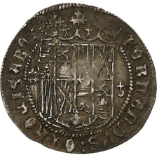 Spagna, Ferdinand & Isabella, Real, 1520-1566, Cuenca, Argento, MB+