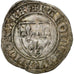 France, Charles VI, Blanc Guénar, 1389-1422, Paris, Billon, TB+, Duplessy:377A