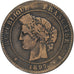 France, 10 Centimes, Cérès, 1897, Paris, Torche, Bronze, VF(30-35)